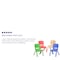 Flash Furniture Plastic School Chair-10.5"H Seat, Assorted, PK4 4-YU-YCX4-003-MULTI-GG - alternate 5